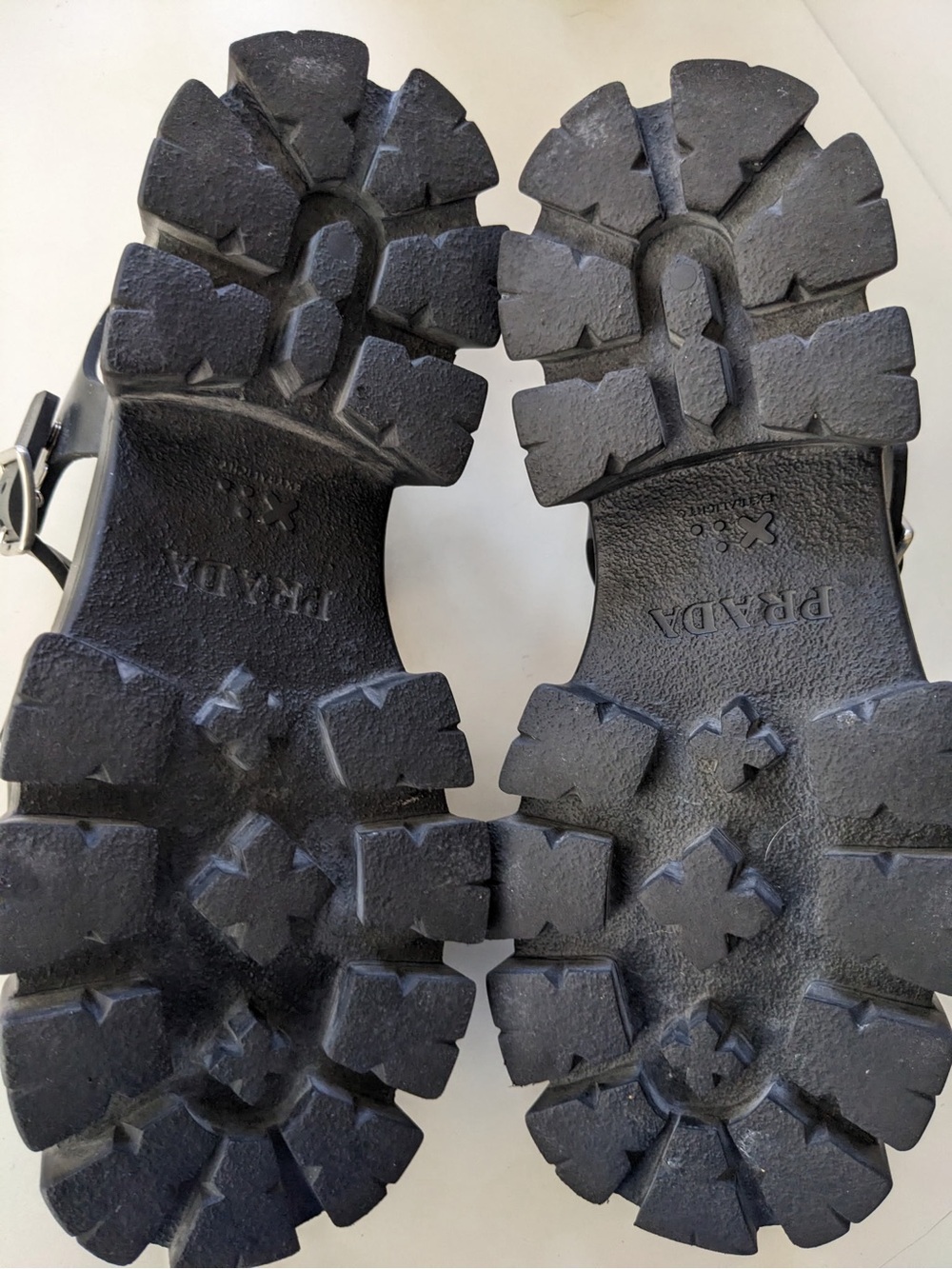 Prada Monolith Rubber Sandals - Picture 7 of 10